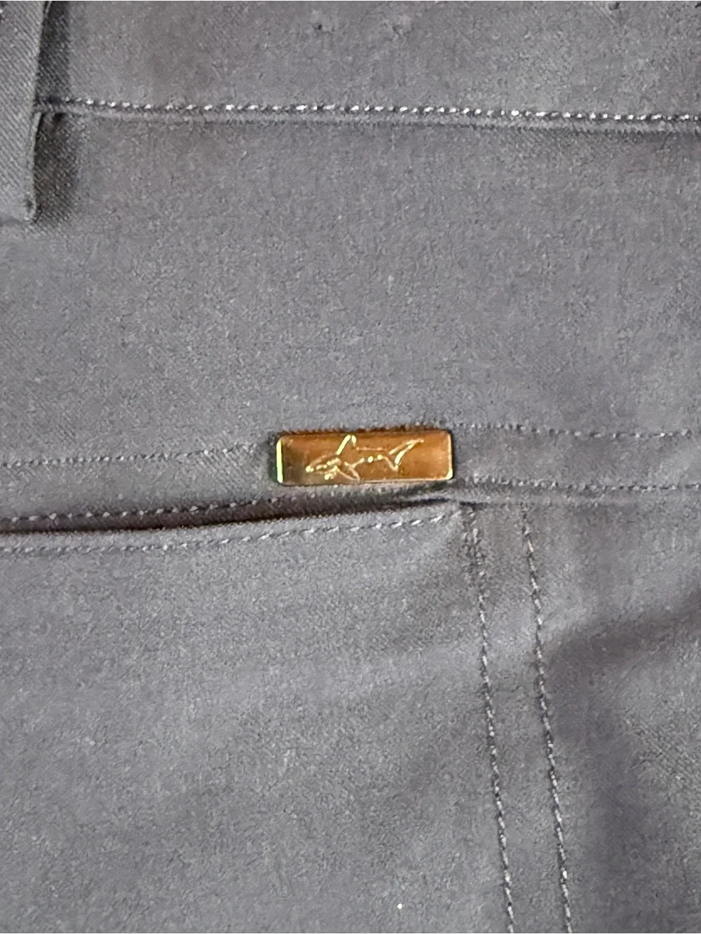 Greg Norman Collection Navy Chinos - Straight Leg